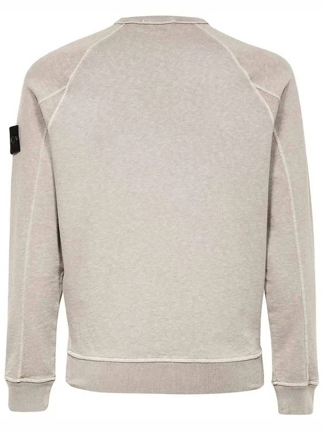 OLD Treatment Wappen Patch Crew Neck Sweatshirt Dove Grey - STONE ISLAND - BALAAN 4