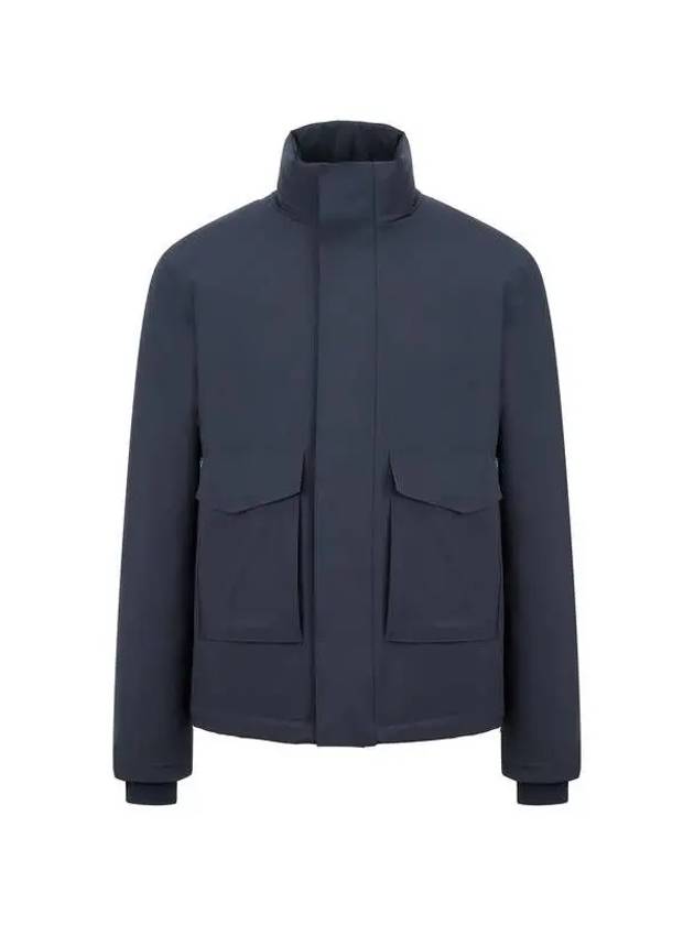 Men s double closure down sub zero jacket navy 271678 - HERNO - BALAAN 1