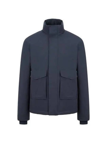 Men s double closure down sub zero jacket navy 271678 - HERNO - BALAAN 1