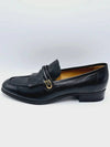 Mirror G Leather Loafers Black - GUCCI - BALAAN 5