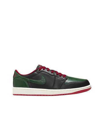 1 Retro Low OG Low Top Sneakers Black Gorge Green - JORDAN - BALAAN 1