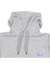 Matte Logo Print Hoodie Grey - ISABEL MARANT - BALAAN 4