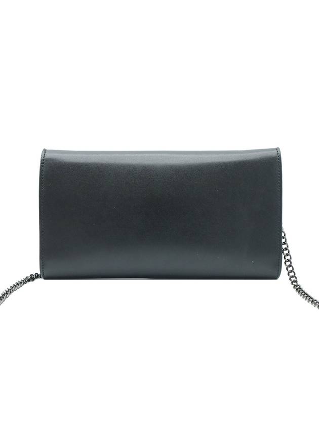 Ferragamo 22 D523 Black Calfskin Barazini Mini Chain Crossbody Bag - SALVATORE FERRAGAMO - BALAAN 5