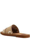 Woody Logo Canvas Strap Flat Mule Beige - CHLOE - BALAAN 3