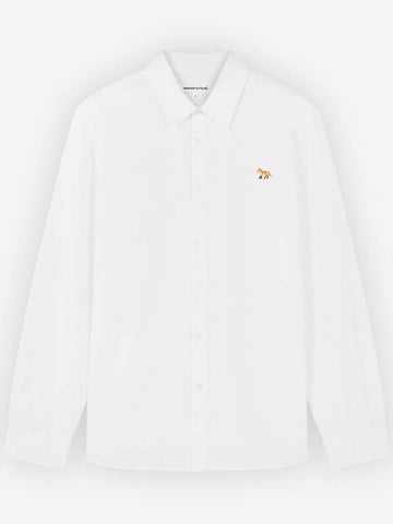 Baby Fox Regular Fit Shirt Southern White Women s - MAISON KITSUNE - BALAAN 1