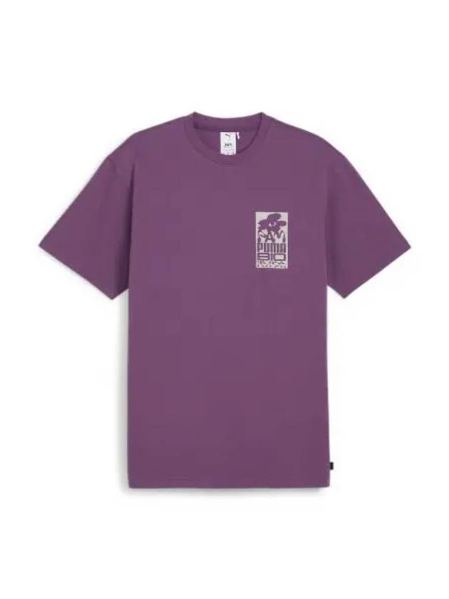 Perks And Mini Graphic Short Sleeve T-Shirt Purple - PUMA - BALAAN 2