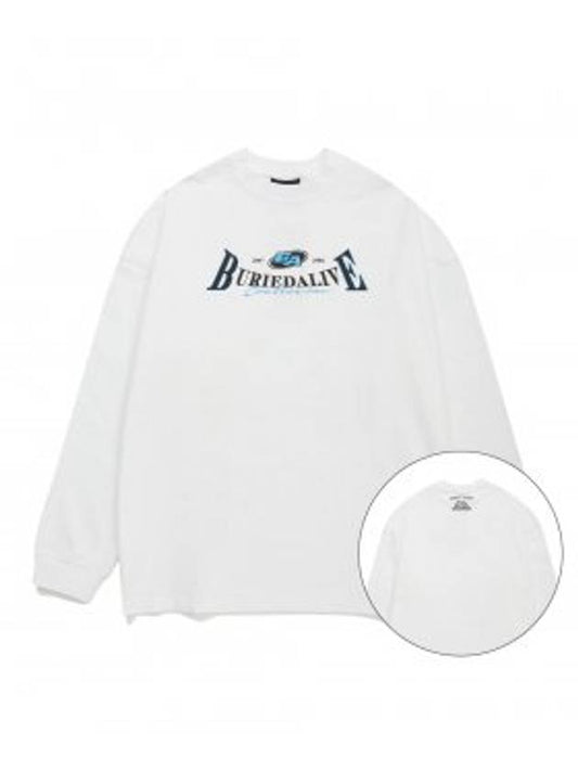 BA CAPSULE LOGO LONG SLEEVE WHITE - BURIED ALIVE - BALAAN 2