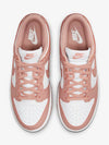 Women's Dunk Low Top Sneakers Rose Whisper - NIKE - BALAAN 5