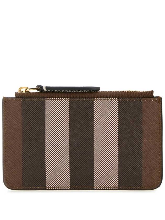 Check Motif Card Wallet Brown - BURBERRY - BALAAN 2