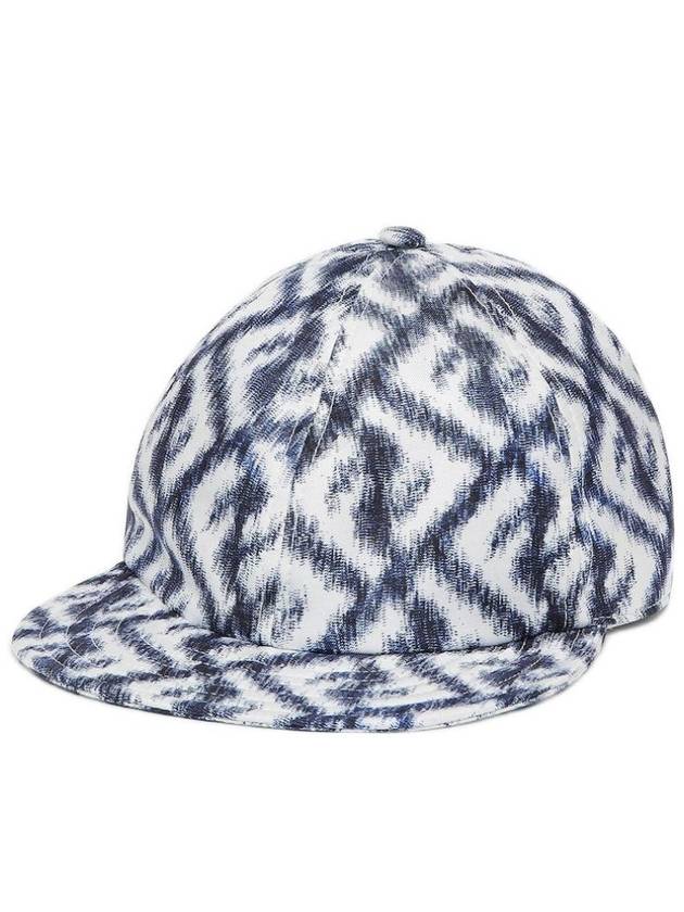 FF Logo Print Silk Ball Cap - FENDI - BALAAN 2