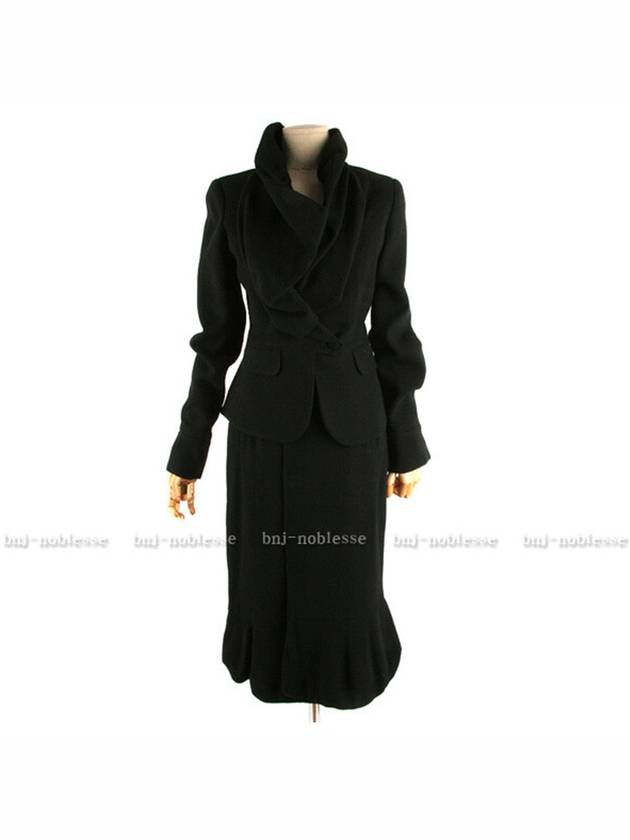 6H5 65 3044 Women Wool Black Suit Jacket - GIVENCHY - BALAAN 4