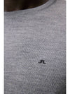 Lyle Merino Crewneck Wool Sweater Grey Melange - J.LINDEBERG - BALAAN 5