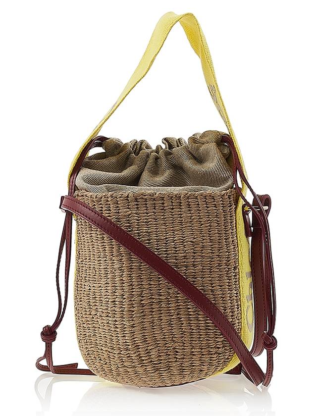 Women's Woody Small Bucket Bag Yellow - CHLOE - BALAAN 4