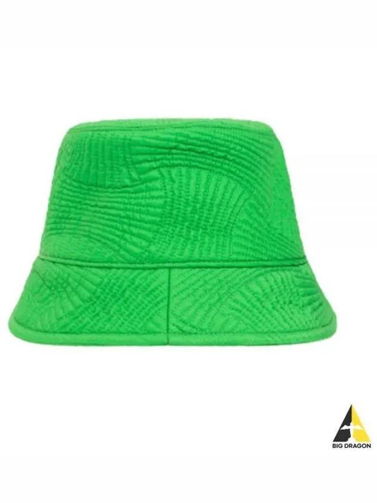 Intrecciato Pattern Quilted Bucket Hat Parakeet - BOTTEGA VENETA - BALAAN 2