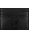 Skull Patch Leather Card Wallet Black - PHILIPP PLEIN - BALAAN 1