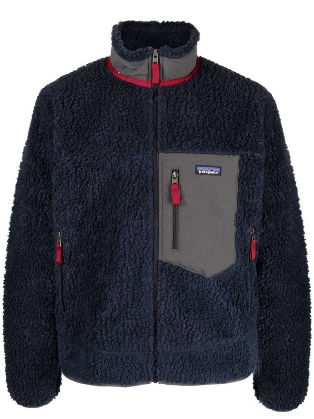 Classic Retro X Fleece Zip-Up Jacket Navy - PATAGONIA - BALAAN 1