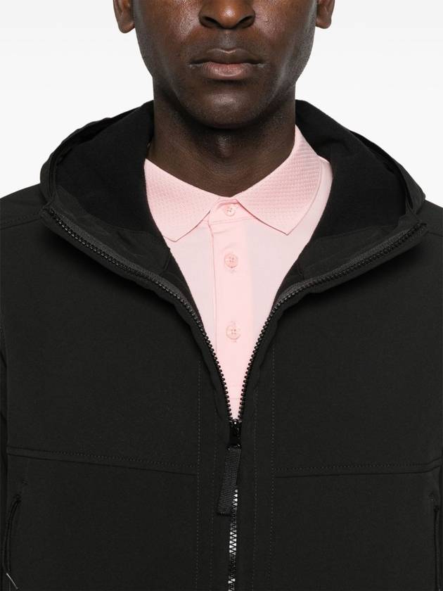 Technology Recycled Polyester Hooded Jacket Black - STONE ISLAND - BALAAN 7