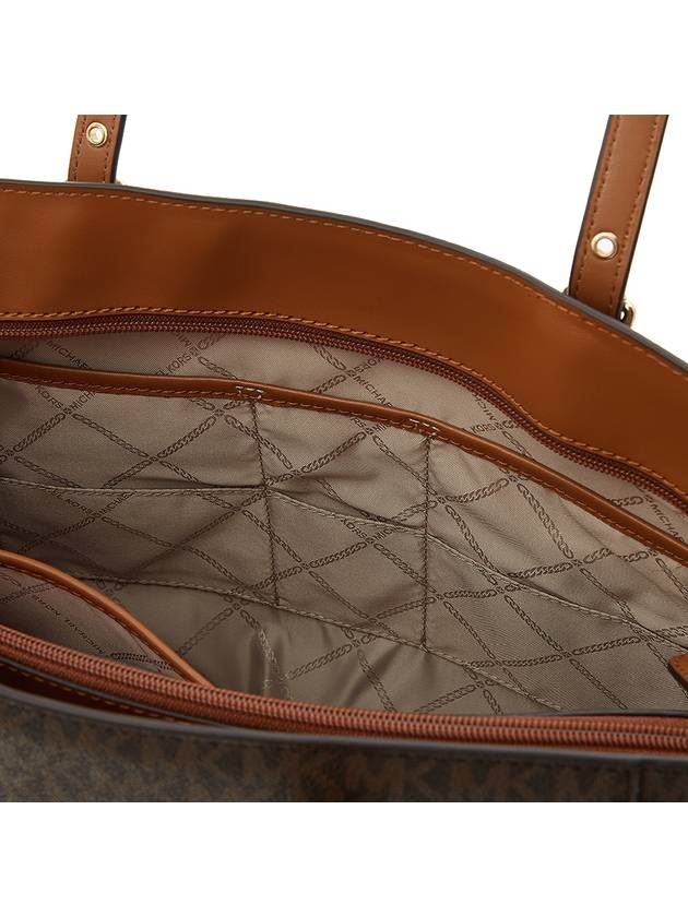 Voyager Medium Logo Shoulder Bag Brown - MICHAEL KORS - BALAAN.