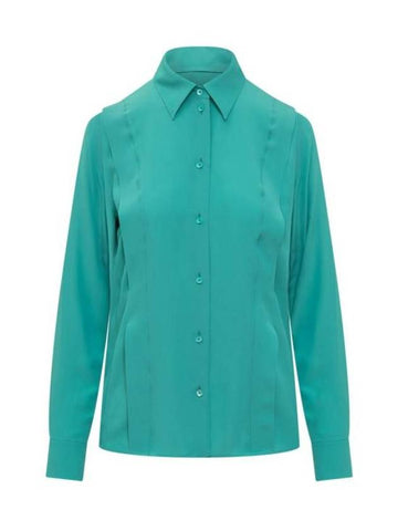 Shirt ROPW60066ARW131 319 GREEN - ROCHAS - BALAAN 1