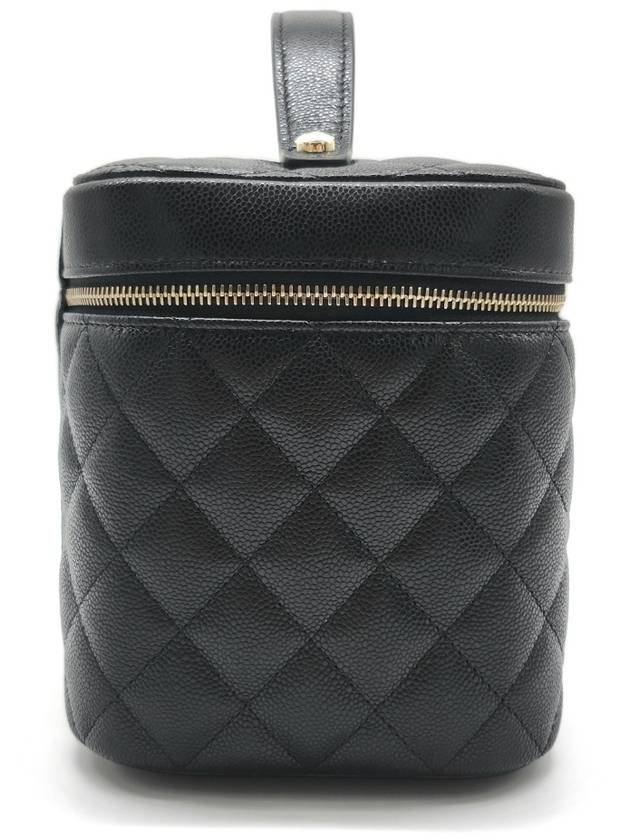 CC Logo Vanity Cosmetic Case Pouch Bag Black - CHANEL - BALAAN 5