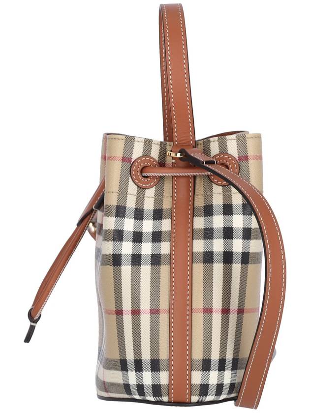 Check Bucket Bag Beige - BURBERRY - BALAAN 6