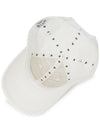 Star Papyrus Demos Ball Cap White - GOLDEN GOOSE - BALAAN 6