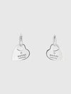 Trademark Hoop Earrings with Pendant 925 Sterling Silver 796302J84008106 - GUCCI - BALAAN 1