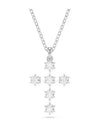 Insigne Constella Cross Rhodium Necklace Silver - SWAROVSKI - BALAAN 3