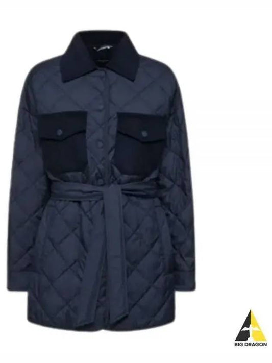 Paprica Quilted Poly Padding Navy - MAX MARA - BALAAN 2