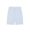 Tailored Boke Flower Button Linen Shorts Light Blue - KENZO - BALAAN 1