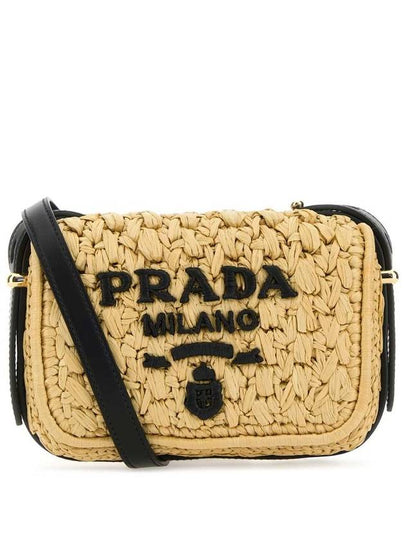 Logo Crochet Cross Bag Tan - PRADA - BALAAN 2