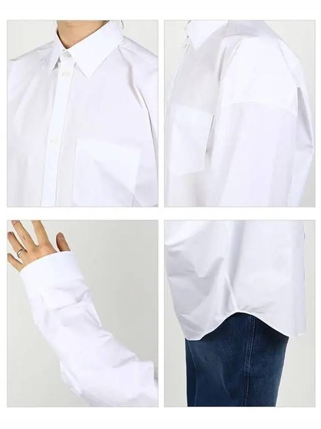 Cocoon Long Sleeve Shirt White - BALENCIAGA - BALAAN 4