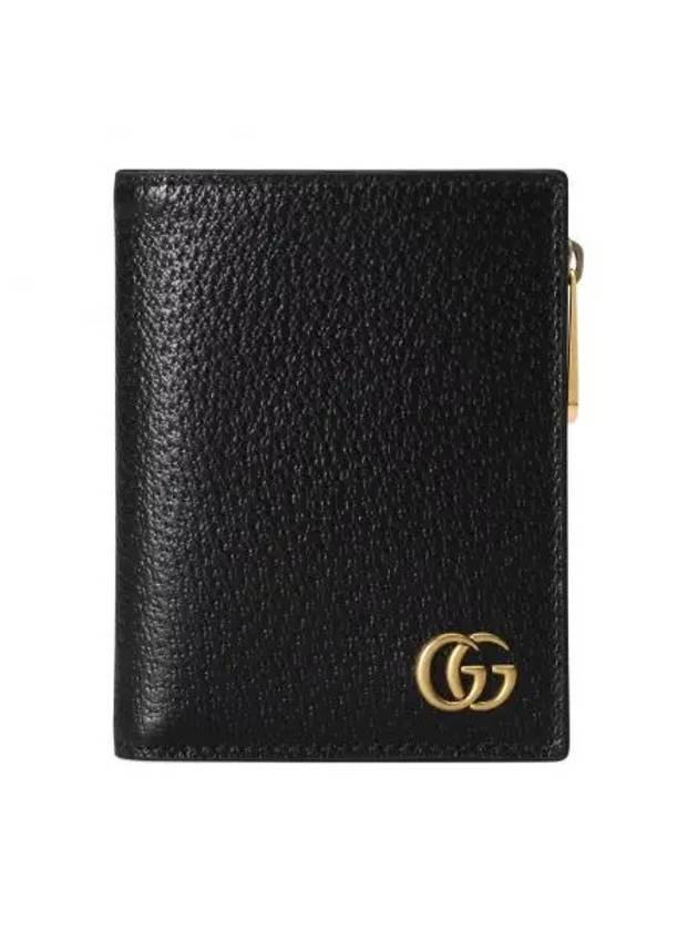 GG Marmont Half Wallet Black - GUCCI - BALAAN 2