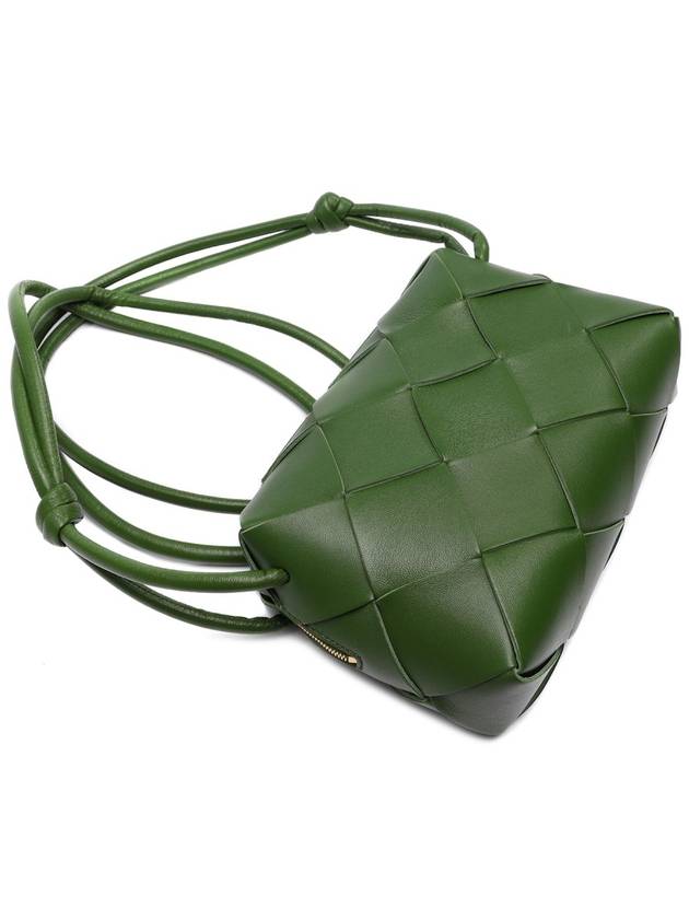 Cassette Intrecciato Small Cross Bag Avocado - BOTTEGA VENETA - BALAAN 6