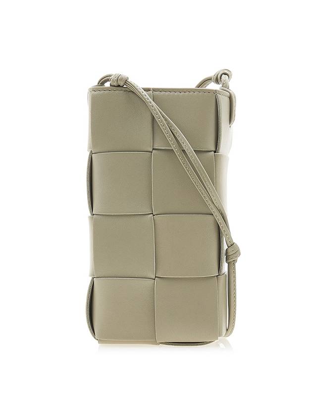 Cassette Intrecciato Mini Cross Bag Travertine - BOTTEGA VENETA - BALAAN 1