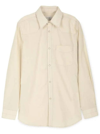 Western Fitted Shirt Ivory - LEMAIRE - BALAAN 2