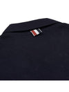 Lightweight Cotton Short Sleeve Polo Shirt Navy - THOM BROWNE - BALAAN 9