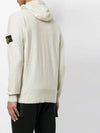 Men's Signature Wappen Hooded Zip Up Beige - STONE ISLAND - BALAAN 4