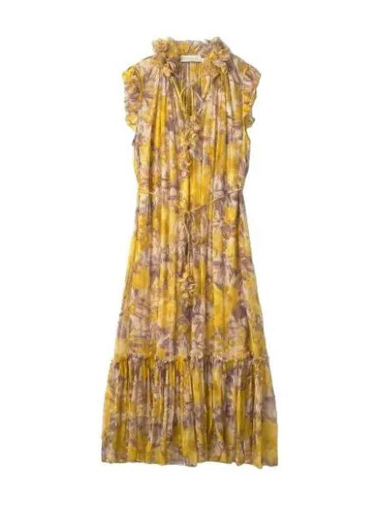 floral dress yellow - ZIMMERMANN - BALAAN 1