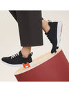 Bouncing Sneakers Mesh Suede Goatskin Noir - HERMES - BALAAN 4