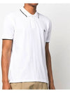 Zebra Patch Regular Fit Short Sleeve Polo Shirt White - PAUL SMITH - BALAAN 3