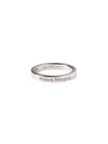 Engraving Logo Palladium Ring Silver - MAISON MARGIELA - BALAAN 3