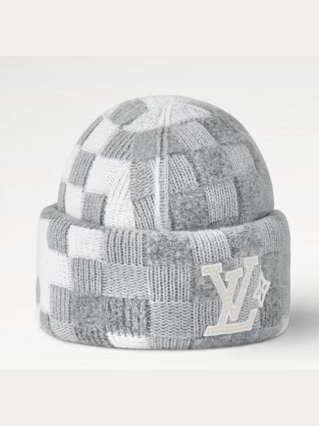 Crush Damouflage Pearl Beanie Light Grey - LOUIS VUITTON - BALAAN 2