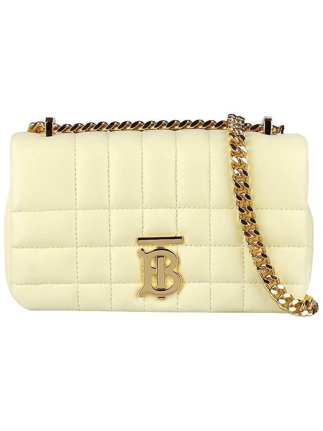 Quilted Leather Mini Lola Cross Bag Cool Lemon - BURBERRY - BALAAN 2