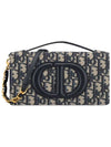 CD Signature Jacquard Mini Bag Blue - DIOR - BALAAN 1