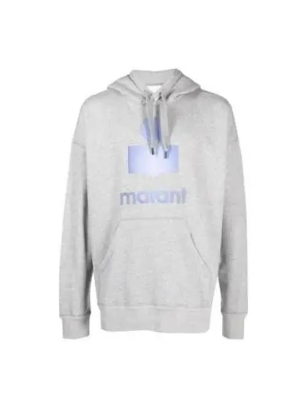 Miley Logo Print Hoodie Grey - ISABEL MARANT - BALAAN 2