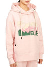 Mountain Logo Hoodie Rose Pink - MONCLER - BALAAN 4