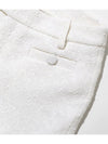 Boucle Shorts White - AMI - BALAAN 5