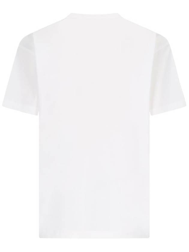 Check Pocket Crew Neck Cotton Short Sleeve T-Shirt White - BURBERRY - BALAAN 3