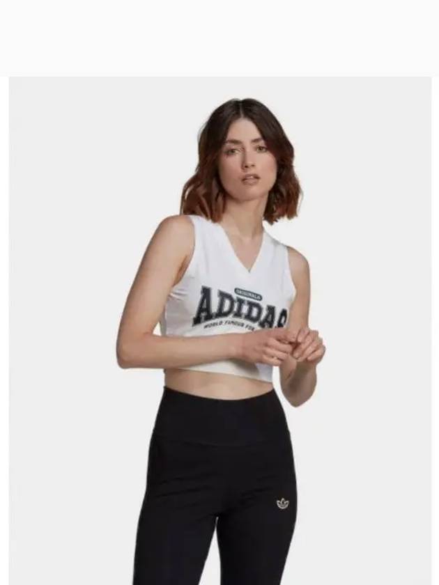 adidas preppy crop vest white IA8340 - ADIDAS - BALAAN 1